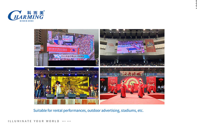 Back Service P3.91 P2.98 P2.6 Outdoor LED Screen Wall Rental For Concert Background