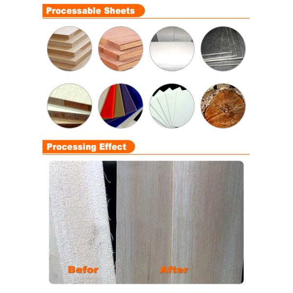 64kW Water Type Abrasive Belt Sanding Machine for Stainless Steel Sheet Polishing