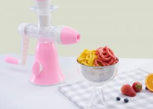 Quality Household Portable Ice Cream Maker Colorful Appearance Easy Installation wholesale