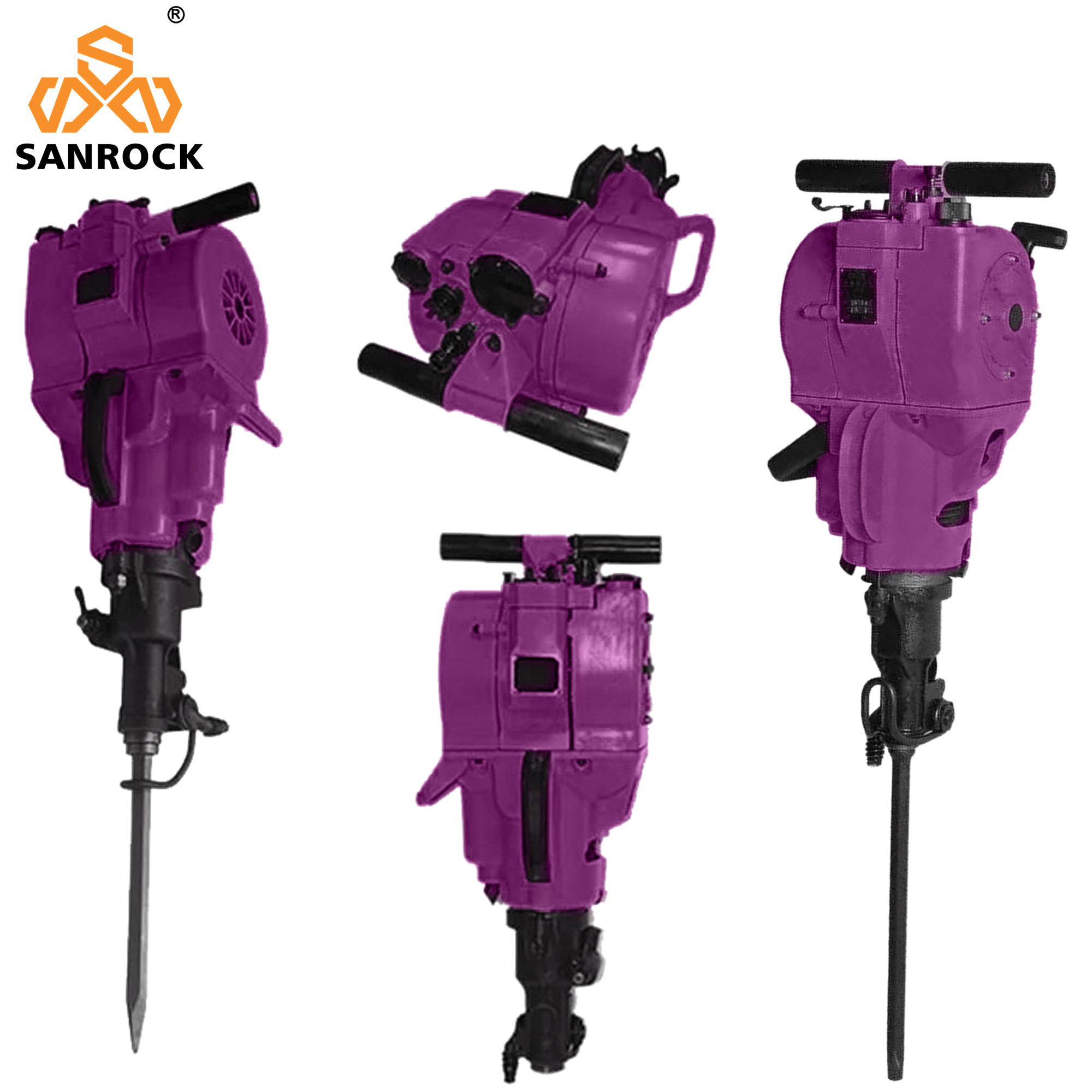 Gasoline Rock Drill Concrete Breaker Hydraulic Jack Hammer Small Rock Drilling Machine