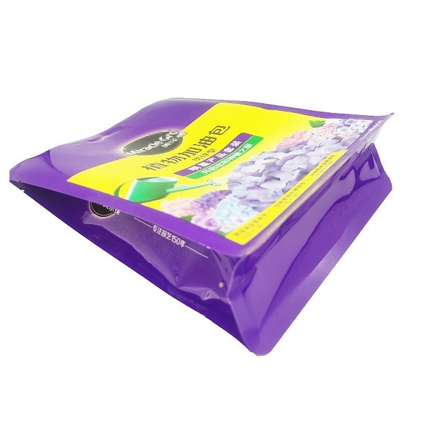 60-150microns 3 Side Seal Pouch Fertilizer Packaging Bags Damp Proof