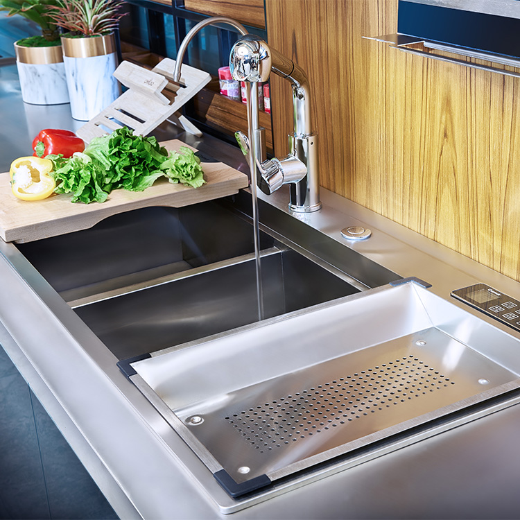 Professional stainless steel horizontal filing modern designs kitchen cabinet