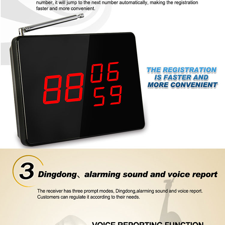 New arrival of hoist call system with strong signal Multiple keyscall button and high quality digital display