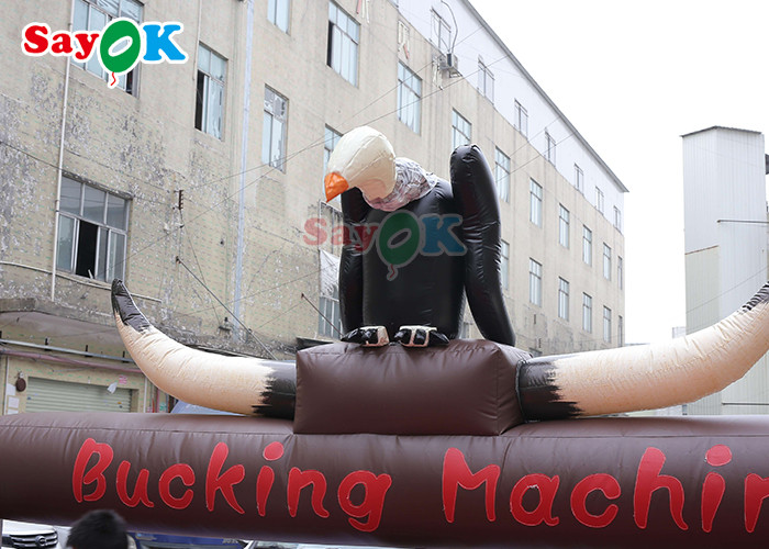 Commercial Pattern Inflatable Arena Mechanical Bull Mattress Inflatable Game Rodeo Bull