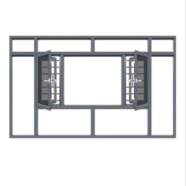 Waterproof and Thermal Break Broken Bridge Aluminium Profile Bedroom Casement