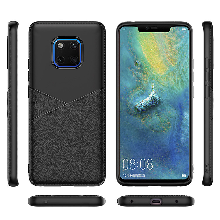 Black Blue Brown Business PU+TPU Protective Case Back Cover for Xiaomi Mi6x Redmi Y2/S2 F1 Redmi note6 Pro A2 lite