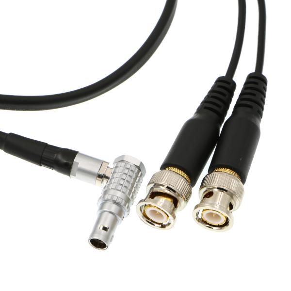 Sound Devices BNC Timecode Cable Right Angle 5 Pin Male To BNC TIME CODE Input Output