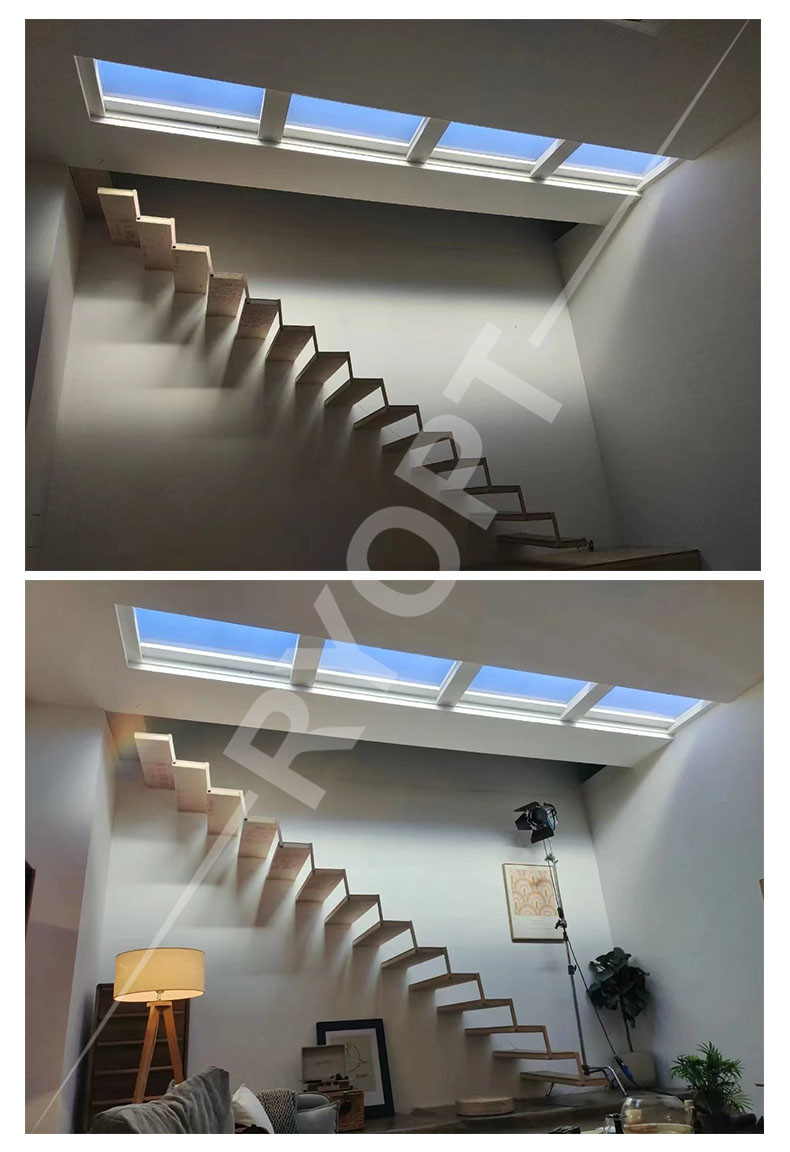 Practical 200W Artificial Daylight Panel 120x60 RGB Recessed Mounted