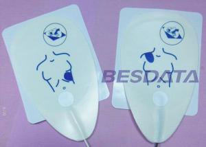 Quality White Color Adult AED Pads Placement , AED Pediatric Pads For Defibrillation wholesale