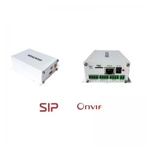 Quality Onvif Voip Sip Intercom Analog Video To Ip Converter Full Duplex wholesale
