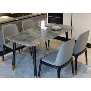 Buy cheap Family Luxury Marble Dining Table , Marble Countertop Dining Table from wholesalers