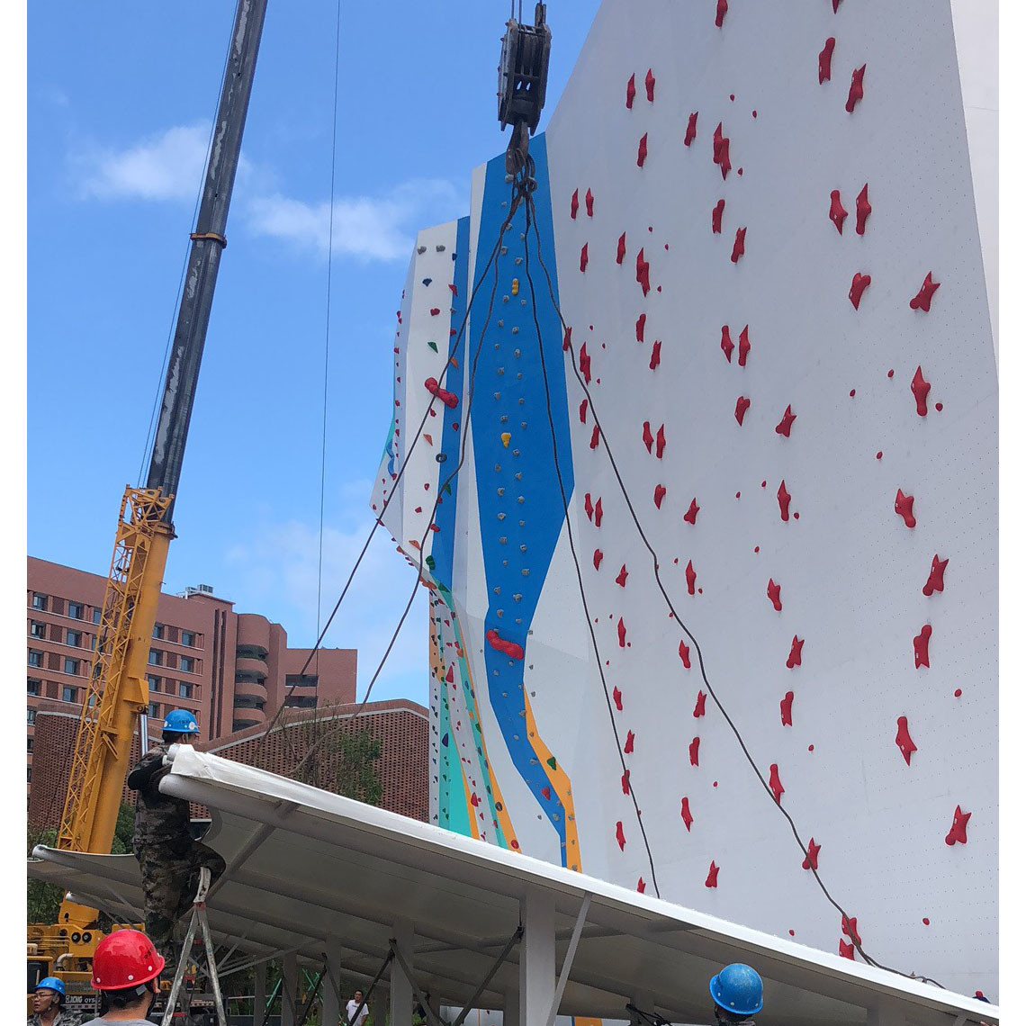 EN 12572 Speed Climbing Wall Board 15.5m High Outdoor Training Sports Playground