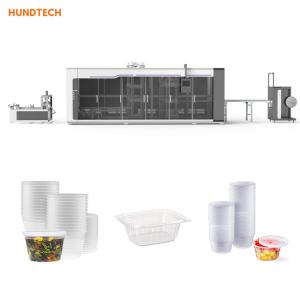 Quality Banquets Plastic Bowl Making Machine Disposable Biodegradation Robot 120KW wholesale