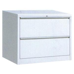 Quality Two Drawer Lateral Metal Filing Cabinet Knockdown Design wholesale