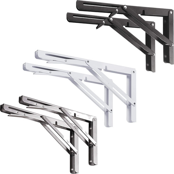 Standard Industrial Decor Iron J Hook Brackets Wall Angel Corner L Bracket with Lip