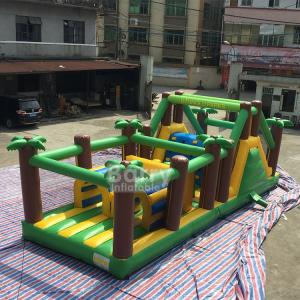 Quality Outdoor Commercial Inflatable Obstacle Course For Kids wholesale