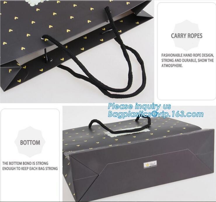 Customized White Printed Kraft Paper Shopping Bag with Twisted Handles for Cat,vintage print inspired by our own Luxury