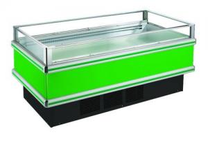 China Clear Glasses Open Single Chest Deep Freezer For Frozen Seafood Fish on sale