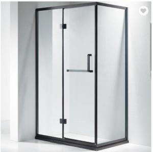 Quality Freestanding Hinge Walk In Bathroom Shower Cabins 8mm Tempered Glass With Frame wholesale