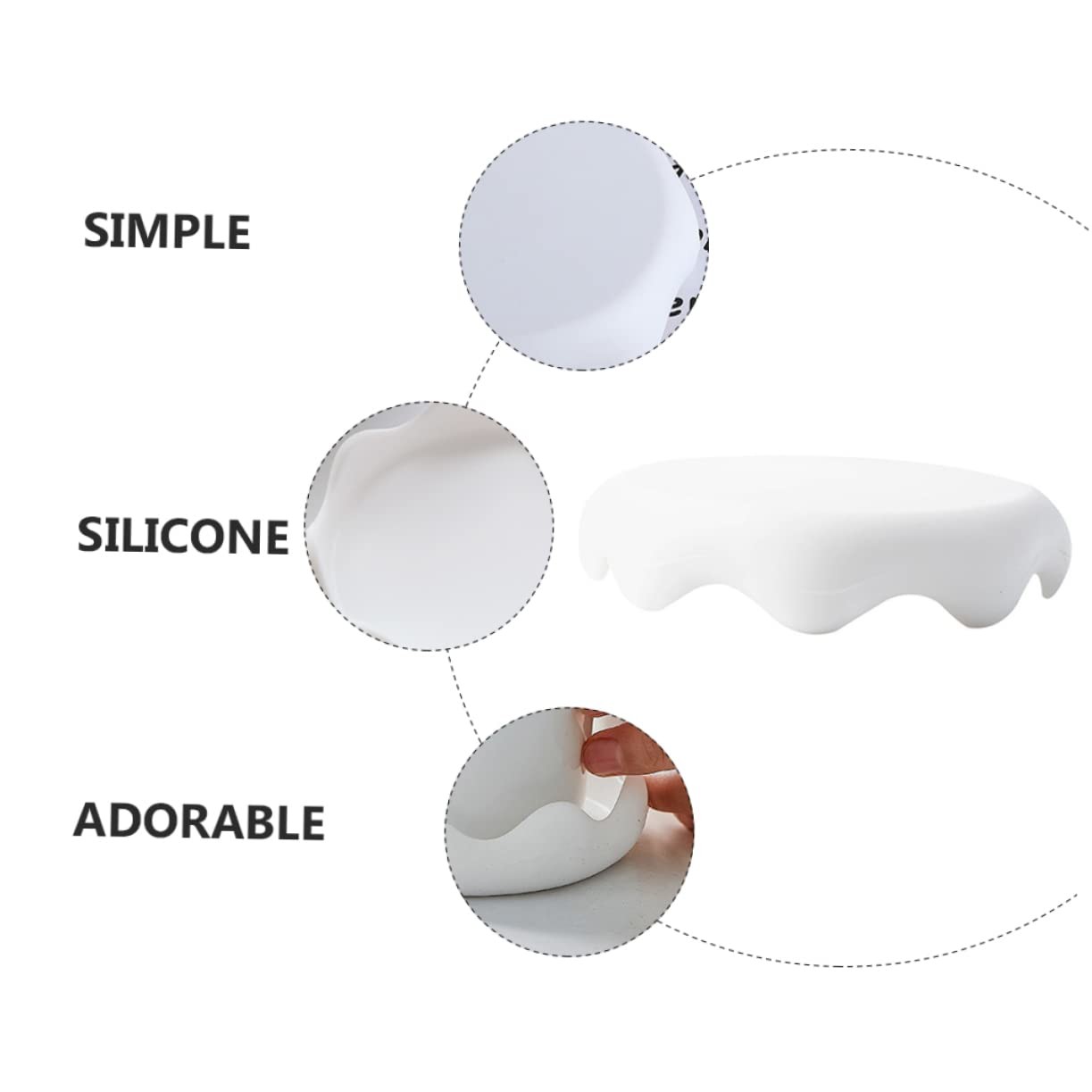 Silicone Cup Lids Set Snow Cover Drink Coaster Anti-Dust Airtight Mug Covers For Hot And Cold Drink Silicone Hot Cup Lid