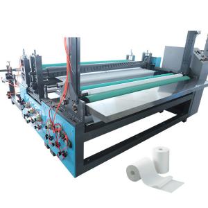 China 220m/min Tissue Paper Rewinding Machine PLC Touch Screen Combined Control on sale
