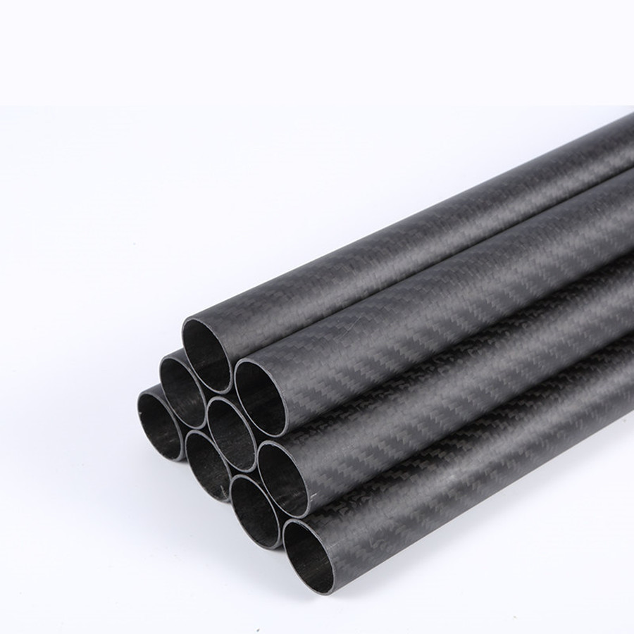 ODM Plain Good Flexibility Carbon Fiber Tube Low Thermal Conductivity