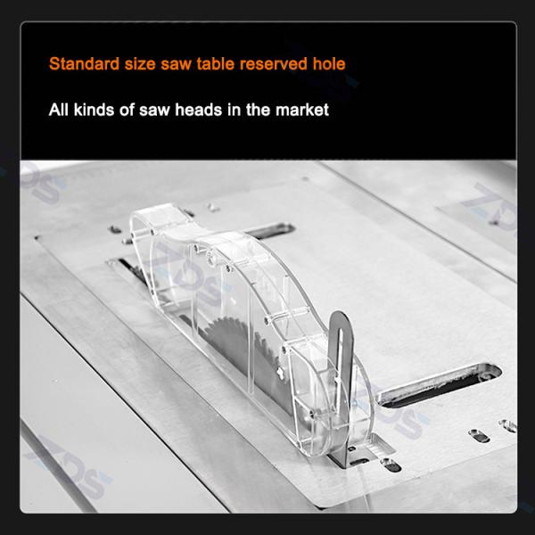 Portable Small Mini Sliding Table Saw Machines 45 Degree Double Blade Panel 440v