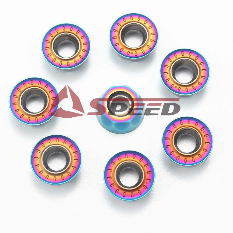 RPMT1204 RPMT10T3 RPMT1003 RPMT Nano Blue Carbide Round Milling Inserts for Steel
