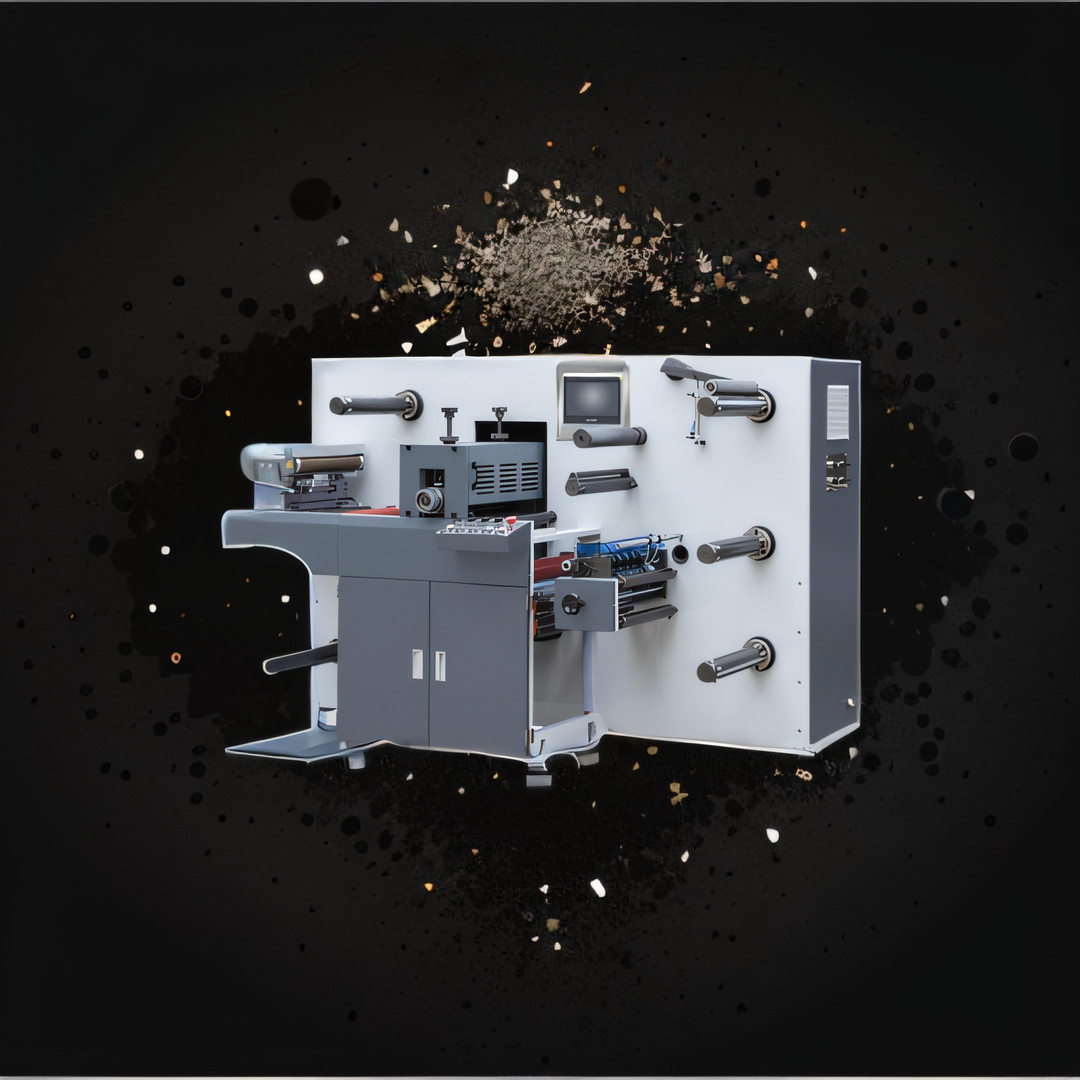 MQ-YIIE FULL ROTARY/INTERMITTENT ROTARY DIE CUTTING MACHINE - 1 YEAR GUARANTEED WITH THE CONVEYOR FOR THE IN MOULD LABEL