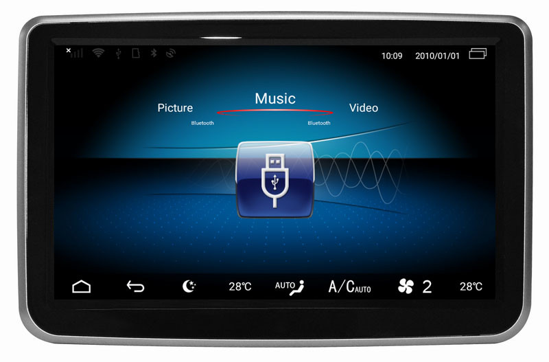 Ouchuangbo auto radio GPS stereo android 9.0 for Mercedes Benz A CLA GLA G(2013-2015) With USB WIFI 64GB 10.80P video