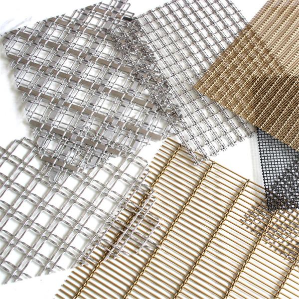 Woven 1.5m SS304 Decorative Wire Mesh