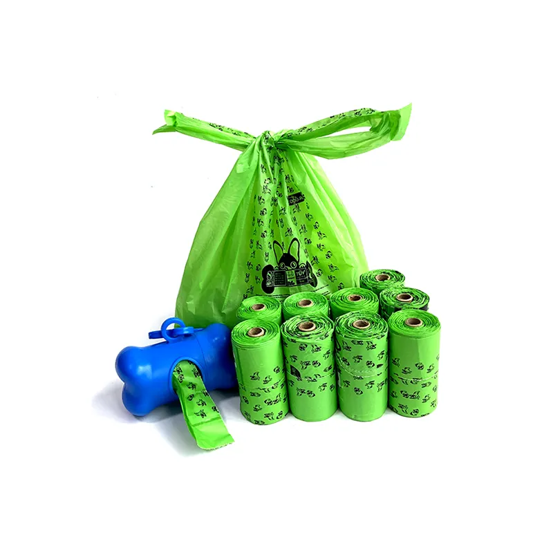 High Quality Custom Printed Portable Waterproof Plastic Pet Dog Poop Waste Bag