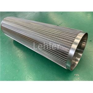 Iron Frame Mine Sieving SS304 Wedge Wire Screen