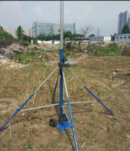 Quality endzone camera  tripod mast system end zone videoing aerial photography mast system 9m high with tripod 30ft high wholesale