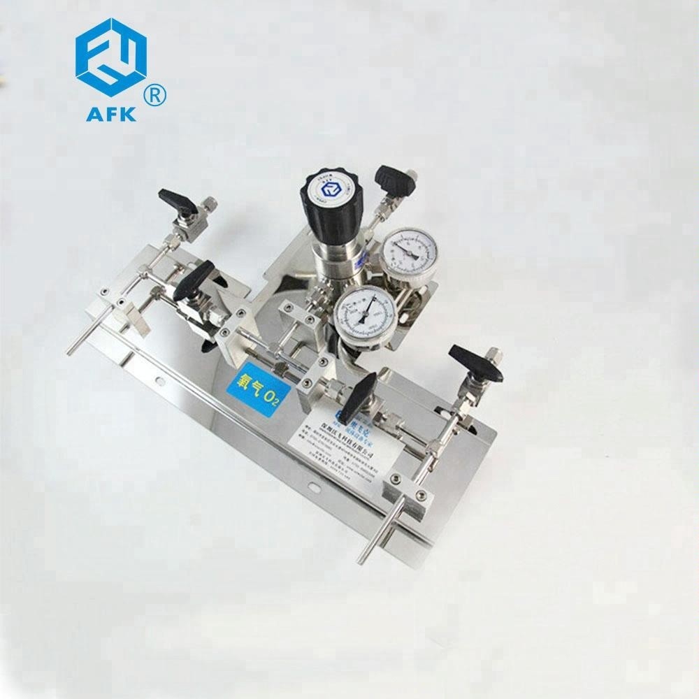 Quality R1100 malaysia ss changeover nitrogen regulators, manual gas panel wholesale