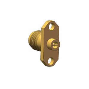 Quality Brass Gold Plated Female 2.4mm Miniature RF Connector wholesale