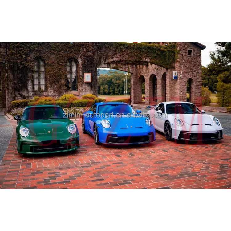 Car Body Kit Upgrade To GT3RS PORSCHE 992 Front Rear Bumper Grille Body Kits Full Set