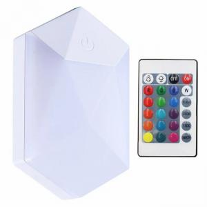Quality 10x5.5x2.5cm Colorful Cabinet Led Sensor Light Touch Switch Light With Remote RGB wholesale