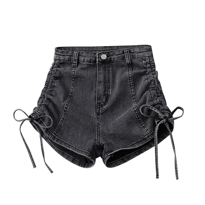 Factory Customized Summer Denim Shorts Women Wide Leg Loose Pants Women
