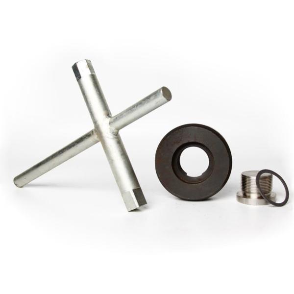 Bottom drain plug AW42-35N, shoulder less stainless steel bottom drain plug AW42-35N