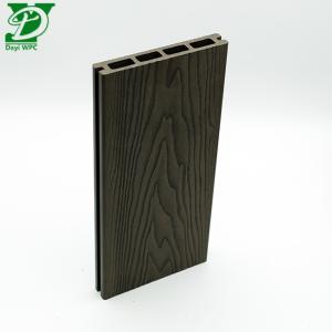 Quality Outdoor Hollow WPC Decking Deep Embossed Waterproof Performance wholesale