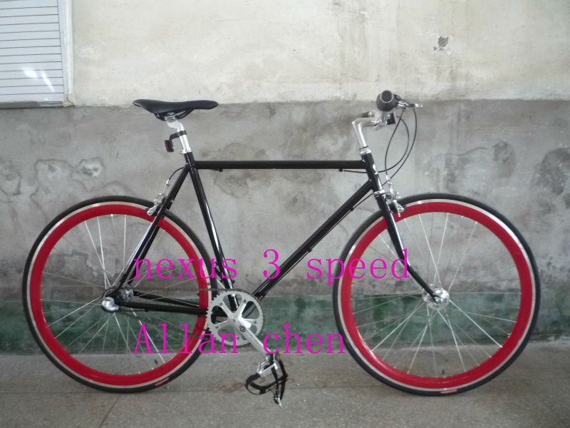 10KG Single Speed Flip-Flop Hub Vintage Bicycle Track Bike 700C Fixed Gear Lugged Fork