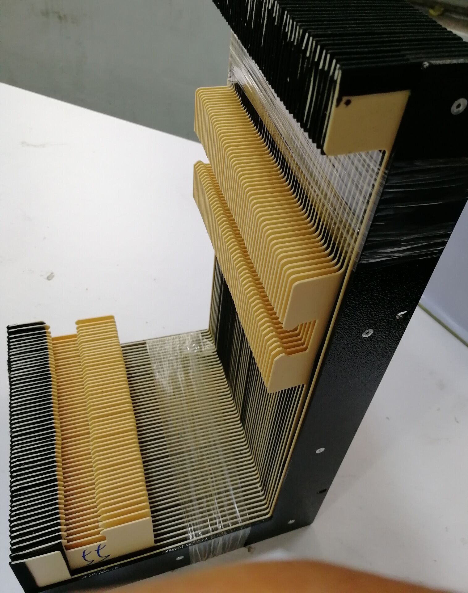 flat PVC + fibre cloth folded bellow covers for FLAT fiber laser cutting machines glorystar