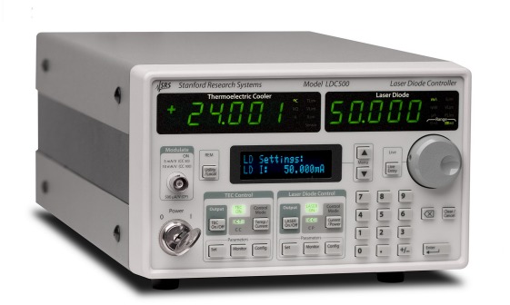 SRS LDC500 Series Laser Diode Controller front view