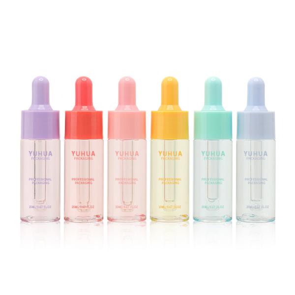 Quality MSDS Serum Essential Oil Plastic Bottle 0.67oz With Dropper wholesale