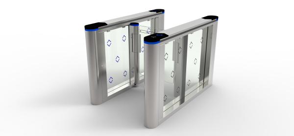 Cheap 600mm Pass Width Swing Barrier Turnstile Gate Automatic Swipe Card Access Control for sale