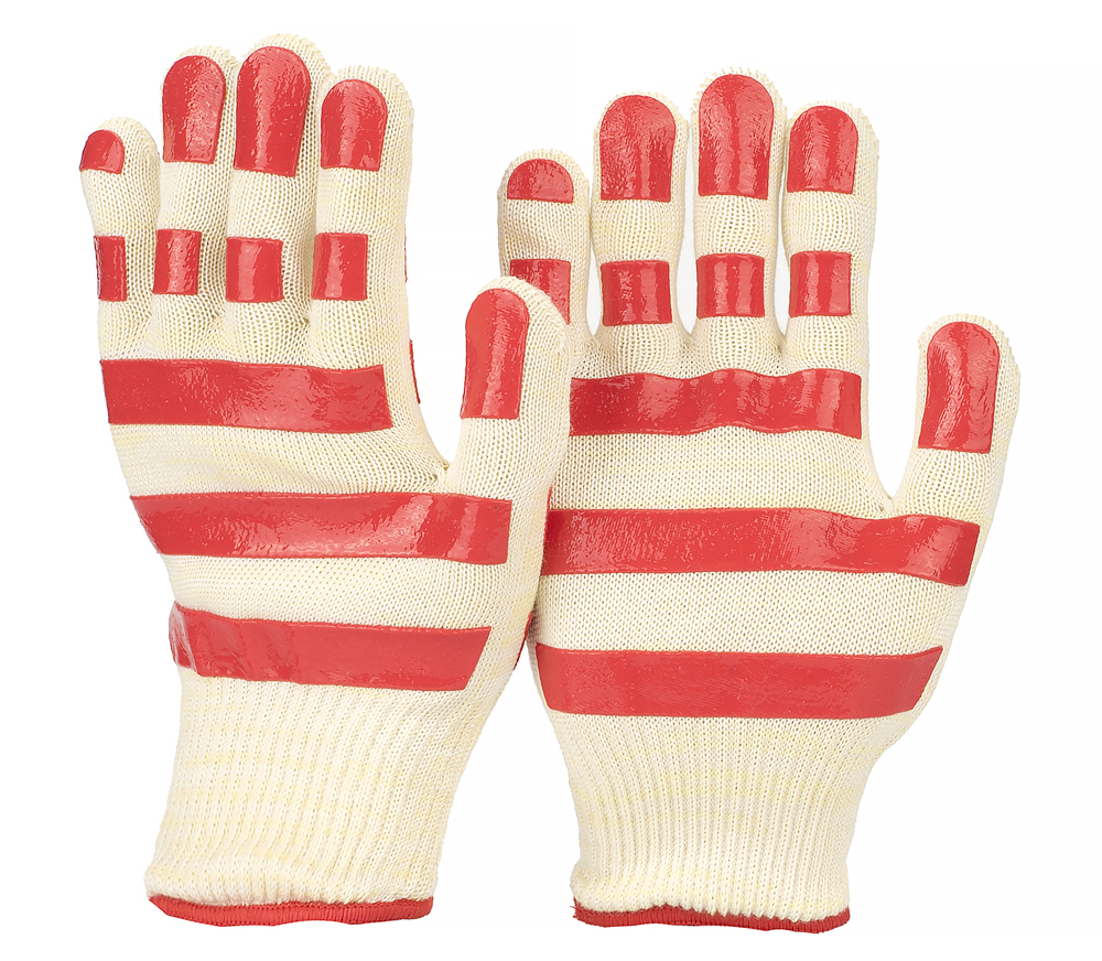 Amazon Hot Sell Grill Gloves Extreme Heat Resistant Gloves Aramid Fiber BBQ Gloves
