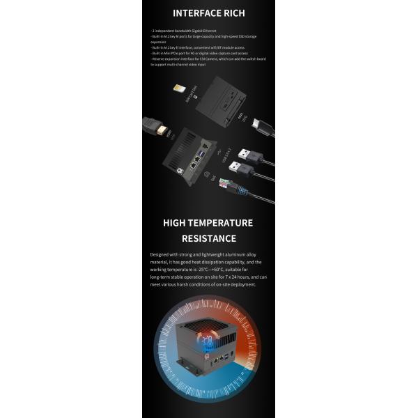 OEM/ODM Feiyun Smart Box RTSS-X508-GMSL for NVIDIA Jetson AGX Xavier Development Kits
