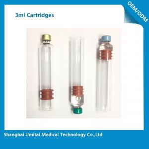 Quality Multi Function Insulin Pen Cartridge 3ml For Insulin Pen Top Cap Plunger  wholesale
