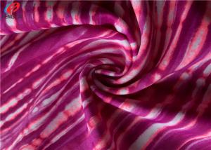 Quality Antistatic Lycra Stripe Printed Nylon Spandex Fabric Bikini Fabric wholesale